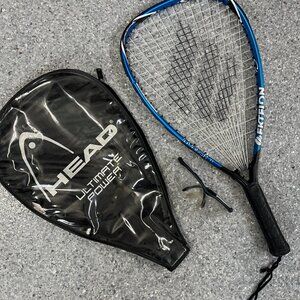 Racquetball Racquet and Safety Glasses